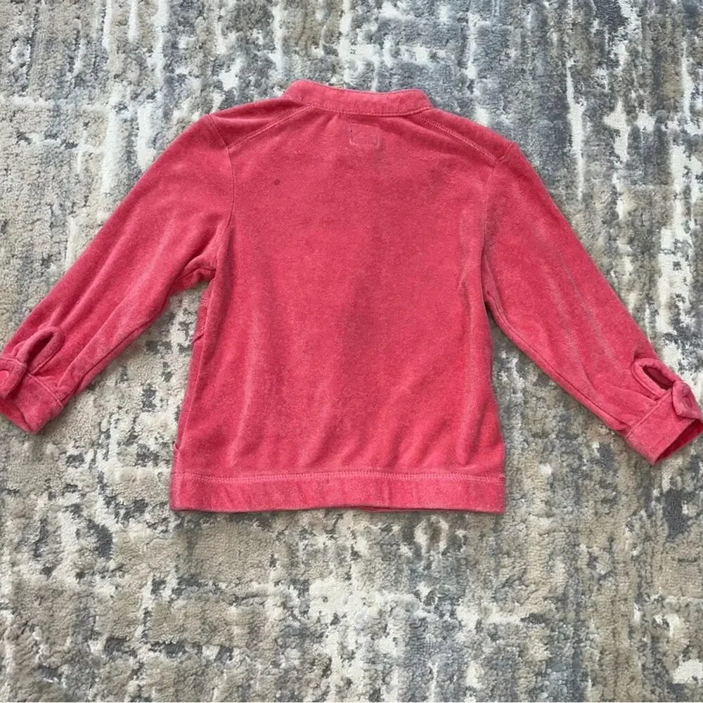 Y2K Baby Gap Terry Cloth Pink Zip Jacket 3 Toddler 2004